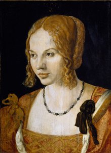 Portrett av en ung venetiansk kvinne Maleri av Albrecht Durer (1471-1528) av Albrecht Dürer