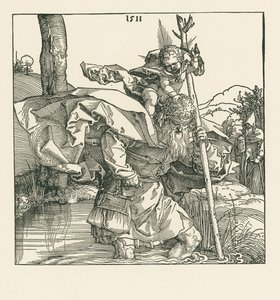 Sankt Kristoffer av Albrecht Dürer or Duerer