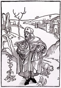 Santiago de Compostela. 1489 (gravering) av Albrecht Dürer