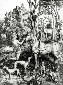 St. Eustace av Albrecht Dürer