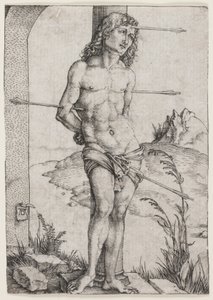St. Sebastian at the Column av Albrecht Dürer