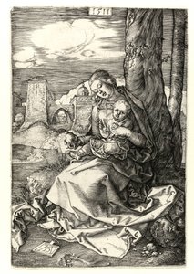 Madonnaen med pæren av Albrecht Dürer
