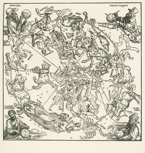 Den nordlige halvkule av himmelkloden av Albrecht Dürer or Duerer