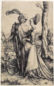 Promenaden, ca. 1496 av Albrecht Dürer