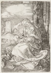 Jomfruen og barnet med pæren av Albrecht Dürer