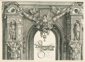 Triumfbuen for keiser Maximilian I av Albrecht Dürer or Duerer