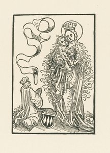 Jomfru Maria tilbedt av Albrecht von Bonstetten av Albrecht Dürer or Duerer