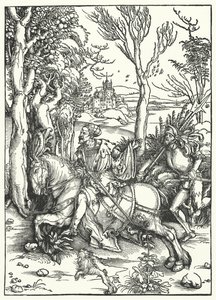 Ridderen og Landsknecht av Albrecht Dürer