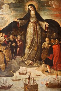 Virgin of the Mareantes altertavle (detalj)