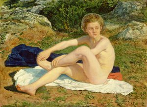 A Naked Boy, studie for 