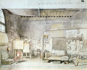 Kunstnerens studio i Roma