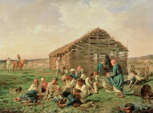 Hvil under Haying, 1861