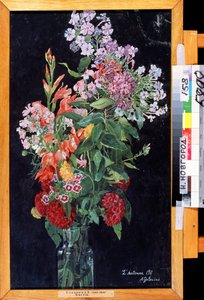 ""Bukett of Flowers"" Maleri av Alexander Yakovlevich Golovin (Alexander Golovin) (1863-1930) 1911 State Art Museum, Nizhny Novgorod av Aleksandr Jakovlevic Golovin