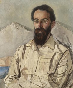 Portrett av Friedrich Eduardovich Krimmer 1888-1963, 1919 av Aleksandr Jakovlevic Golovin