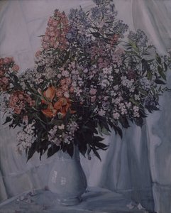 Stilleben. Phloxes, 1911 av Aleksandr Jakovlevic Golovin