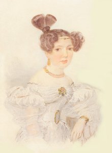 Portrett av Ekaterina Ivanovna Zagryazhskaya 1779-1842