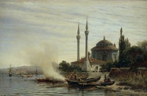 Gullhorn. Konstantinopel, 1864 av Aleksei Petrovich Bogolyubov