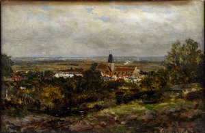 Villiers-le-Bel av Alexei Petrovich Bogolyubov (1824-1896) av Aleksei Petrovich Bogolyubov
