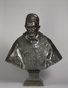 Portrett av pave Innocent X Pamphili, designet 1647-1648, støpt 1650-1700.