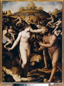 Herkules og musene (maleri av Alessandro Allori