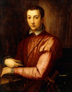 Portrett av Francesco I d "Medici av Alessandro Allori