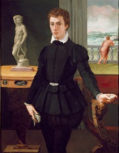 Portrett av en ung mann, etter 1560 av Alessandro Allori