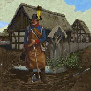 Østerriksk pionersapper, cirka 1809, 2018 av Alessandro Lonati