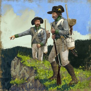 Østerrikske pionerer innen perlustrasjon, rundt 1809, 2018 av Alessandro Lonati