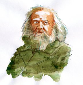 Portrett av Dmitri Ivanovich Mendeleev, Mendeleev (eller Dmitri Mendeleev av Alessandro Lonati