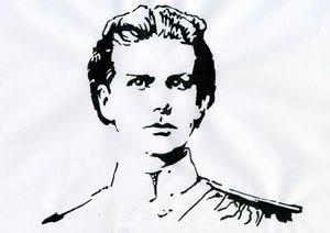 Portrett av Louis II de Baviere (Ludwig Otto Friedrich Wilhelm von Wittelsbach av Alessandro Lonati