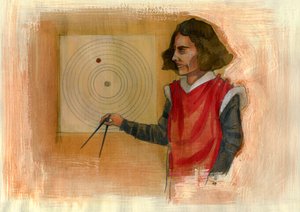 Portrett av Nicolas Copernicus ((Nicolaus Copernicus av Alessandro Lonati