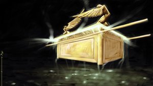 Representasjon av den hellige pakts ark. Illustrasjon av Alesandro Lonati. 2010 av Alessandro Lonati