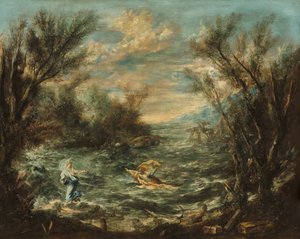 Kristus ved Genesaretsjøen, ca. 1740.