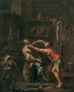 Landsbybarberen av Alessandro Magnasco