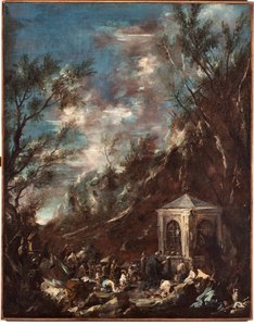 Pilgrimage (Pilgrimage) Maleri av Alessandro Magnasco aka il Lissandrino (1667-1749) av Alessandro Magnasco