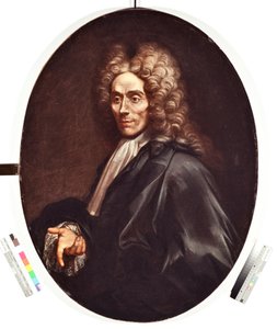 Portrett av en mann En mann av adelen, hodeplagg av en parykk og en svart kjole - Maleri av Alessandro Magnasco dit Il Lissandrino (1667-1749) Genes Musei di Strada Nuova inv n PR 371 av Alessandro Magnasco