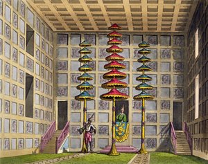 Audience Hall, Cochin China, plate 88 fra 