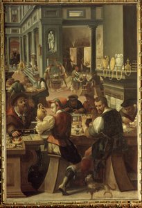 Manierisme: Et verksted for gullsmed (La bottega dell