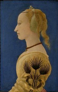 Portrait of a Lady in Yellow, ca. 1465 (panel)