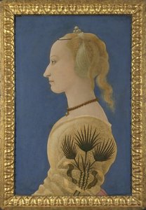Portrett av en dame, ca 1465 av Alesso Baldovinetti