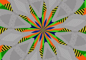 Clover, 2019, (blandet media) av Alex Caminker