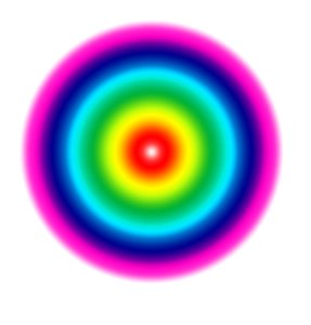 Geometriske lys,#1,(gradient) av Alex Caminker