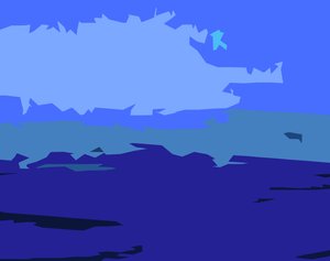 Seascape, 2016, (c-print) av Alex Caminker