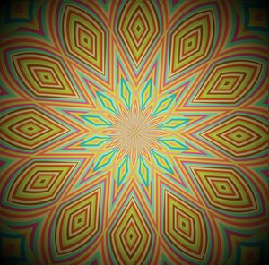 arabesque, 2019, (blandet media) av Alex Caminker