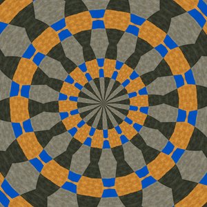 arabesk #44,2019,(blandet media) av Alex Caminker