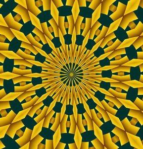 Arabesque II, 2019, (gradient) av Alex Caminker