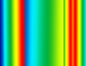 fargefelt #11,2019,(gradient) av Alex Caminker