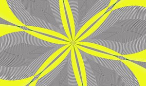 blomster #110,2019,(blandet media) av Alex Caminker