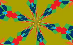 blomster #27,2019,(blandet media) av Alex Caminker