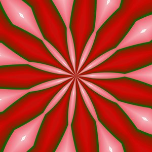 blomster #3,2019,(gradient) av Alex Caminker